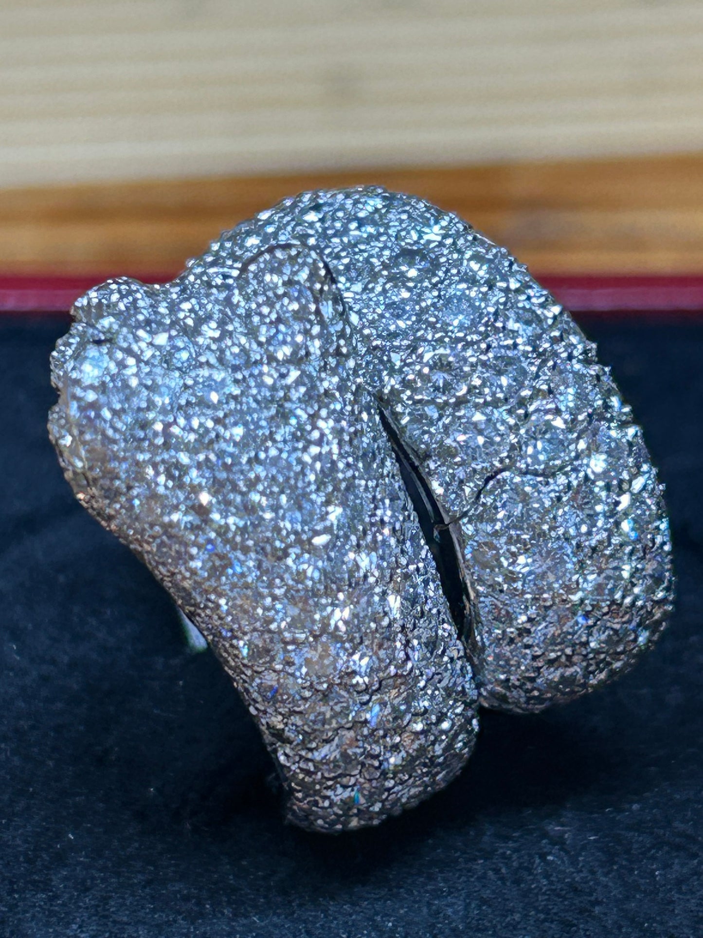 Cartier Diamond 18 Karat White Gold La Calda Panthere de Cartier Ring 6 1/2